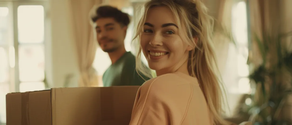 Image of tenant power features with a modern apartment building